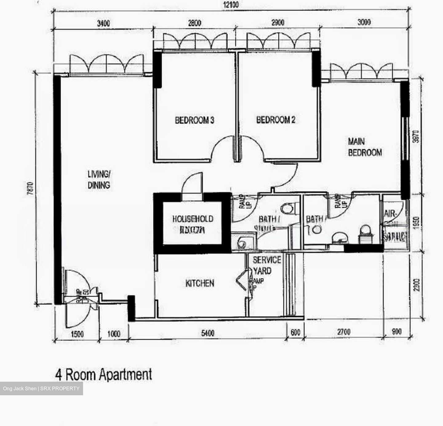 Blk 50 Forfar Heights (Queenstown), HDB 4 Rooms #537830471